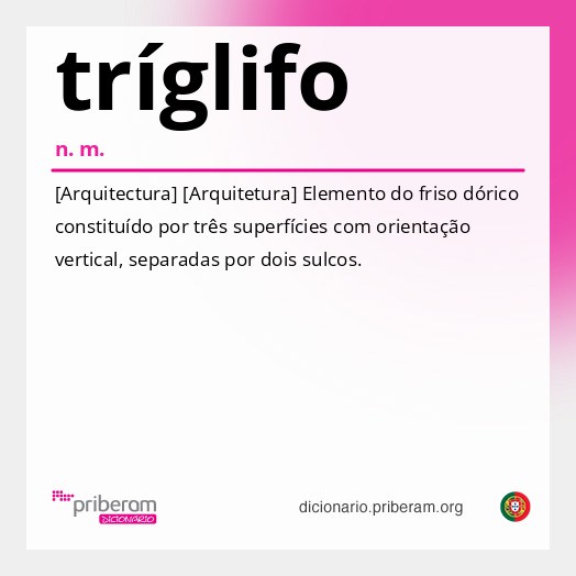 Significado de tríglifo