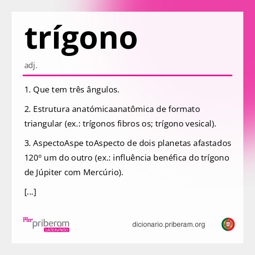 Significado de trígono
