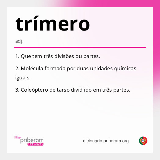Significado de trímero