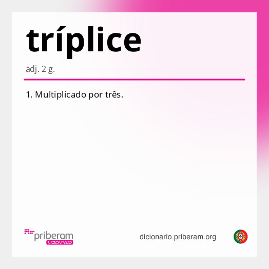 Significado de tríplice