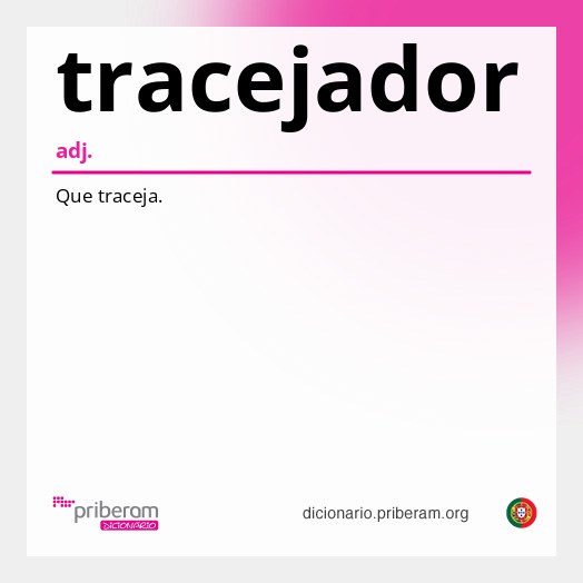 Significado de tracejador