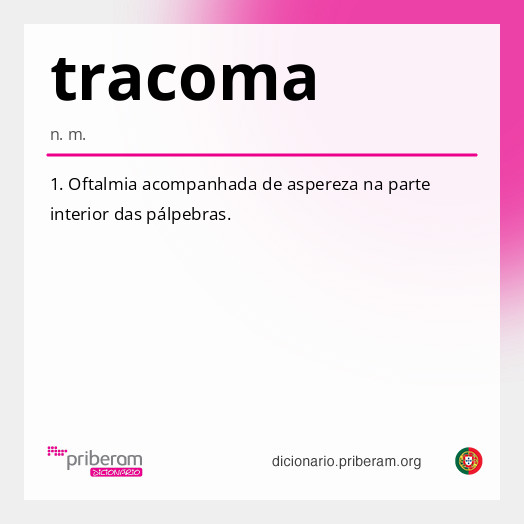 Significado de tracoma
