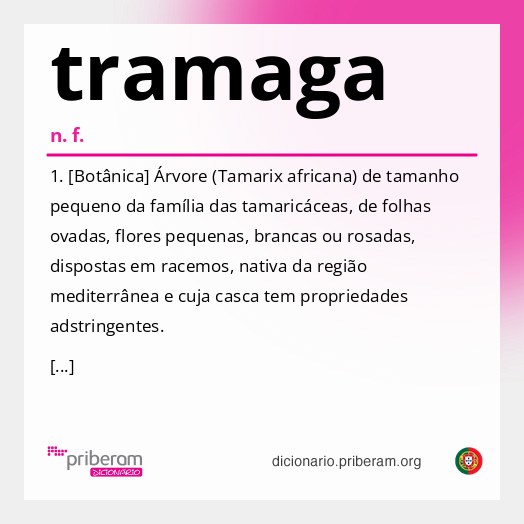 Significado de tramaga
