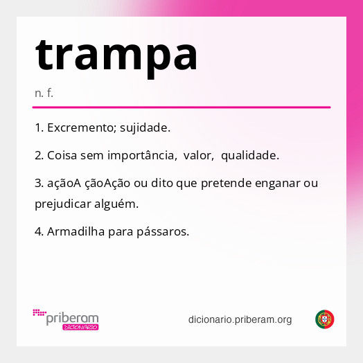 Significado de trampa