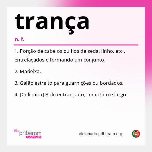 Significado de trança