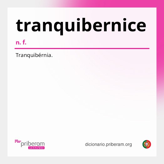Significado de tranquibernice