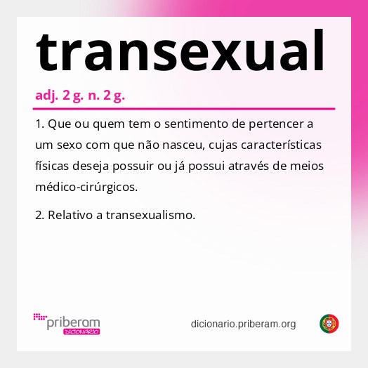 Significado de transexual