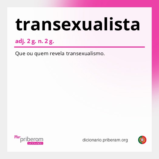 Significado de transexualista