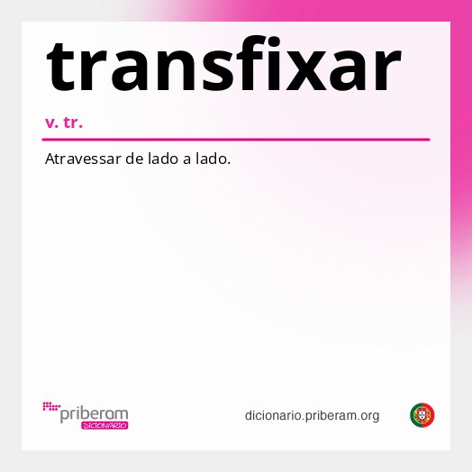 Significado de transfixar