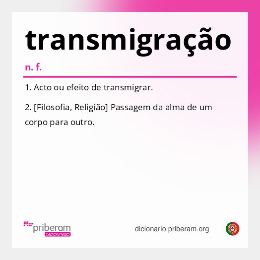 Significado de transmigração