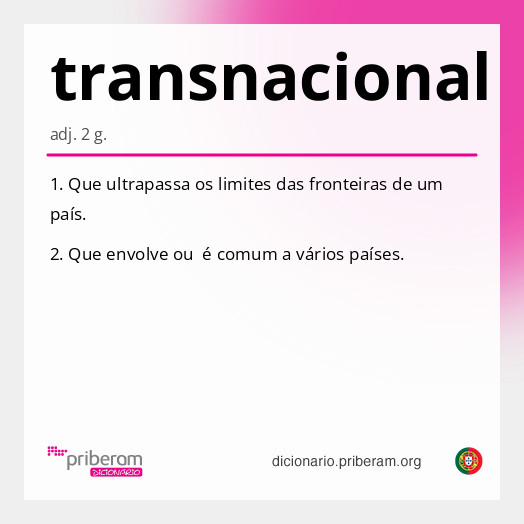 Significado de transnacional