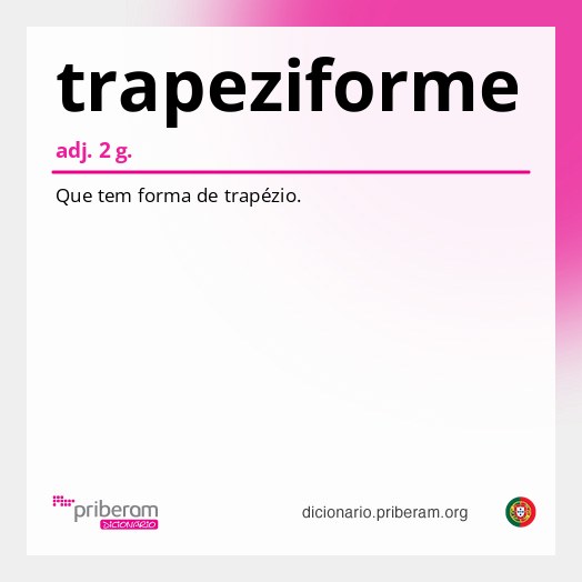 Significado de trapeziforme