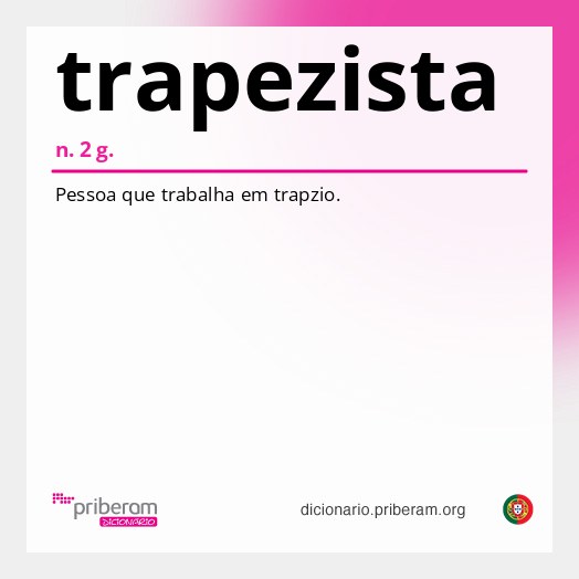Significado de trapezista