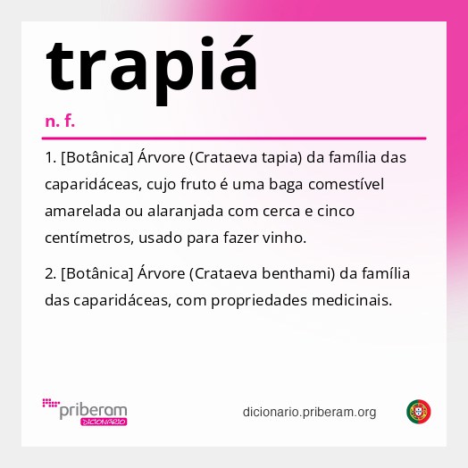 Significado de trapiá