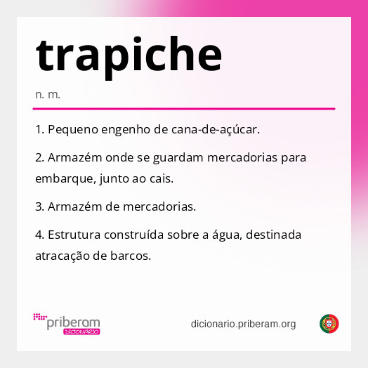 Significado de trapiche