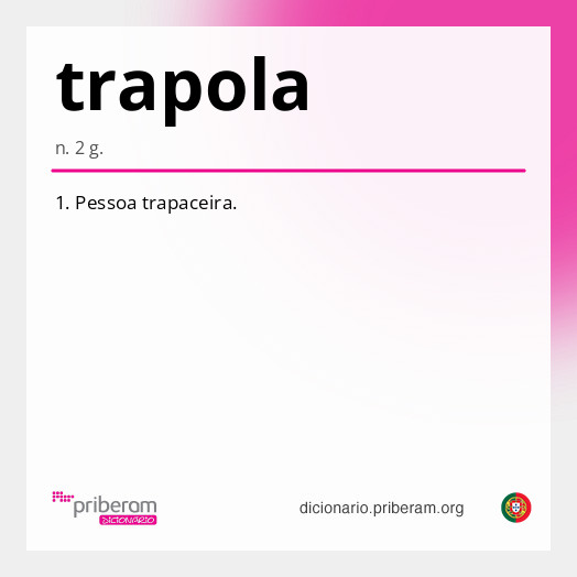 Significado de trapola