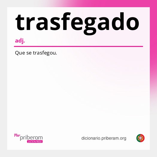 Significado de trasfegado