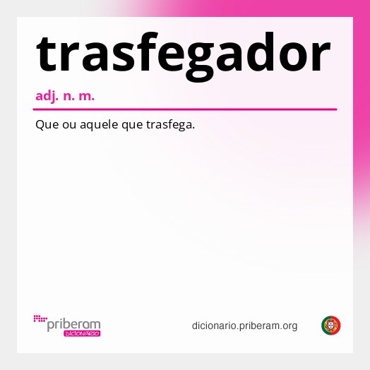 Significado de trasfegador