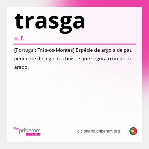 Significado de trasga