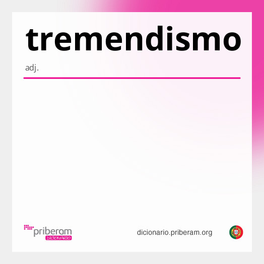 Significado de tremendismo