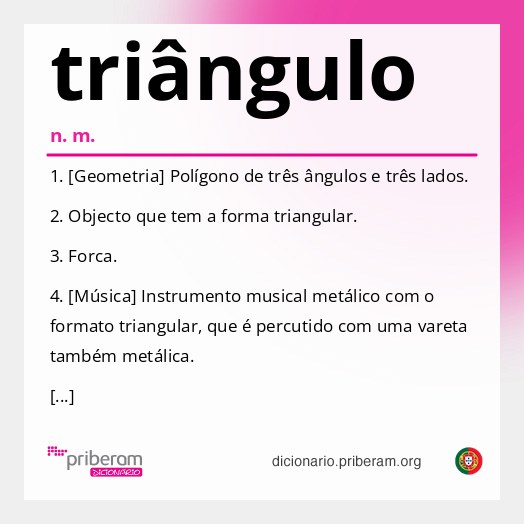 Significado de triângulo