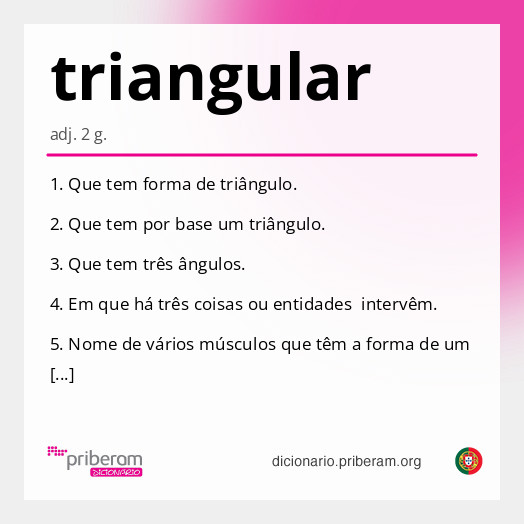 Significado de triangular