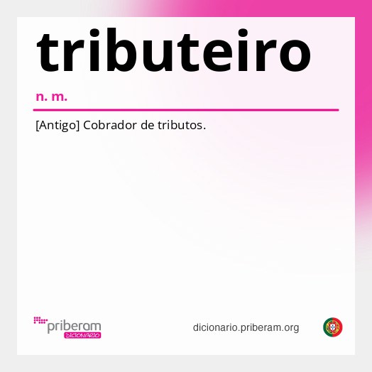 Significado de tributeiro