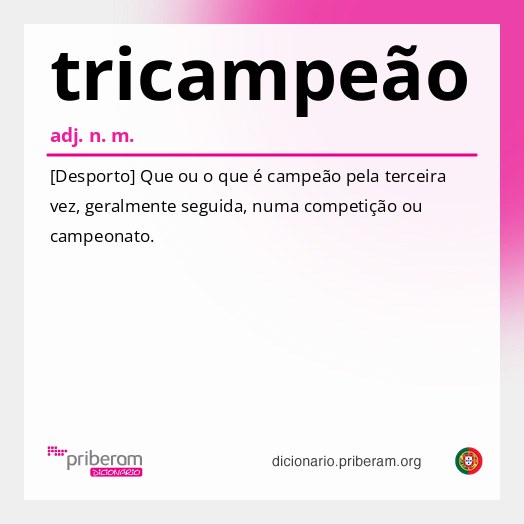 Significado de tricampeão