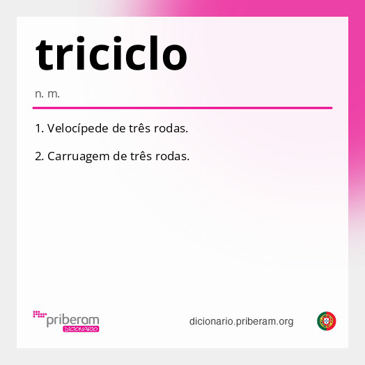 Significado de triciclo