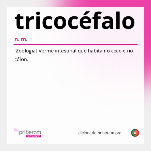 Significado de tricocéfalo