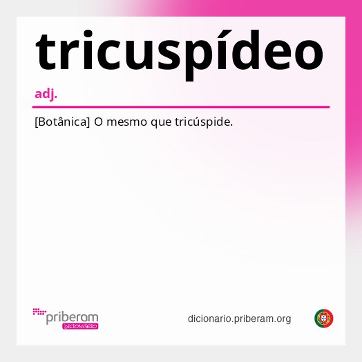 Significado de tricuspídeo