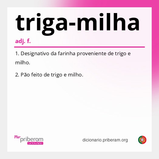 Significado de triga-milha