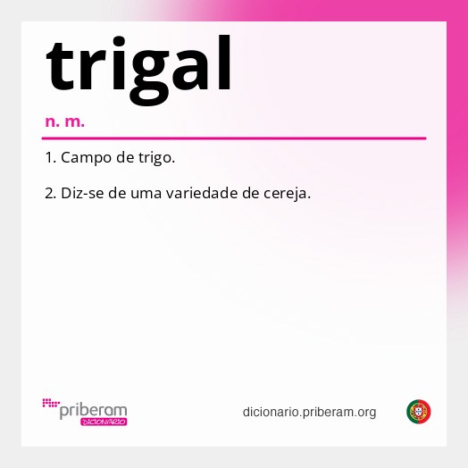 Significado de trigal