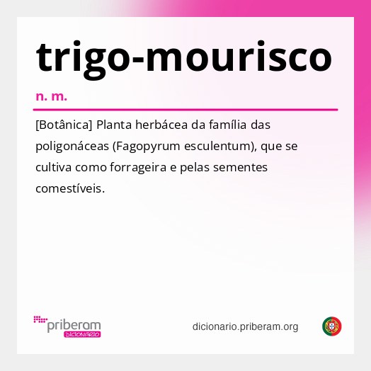 Significado de trigo-mourisco