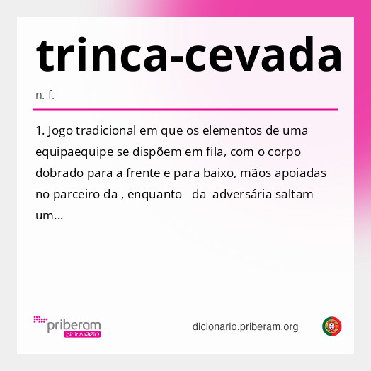 Significado de trinca-cevada