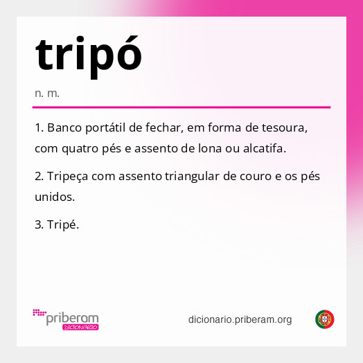Significado de tripó