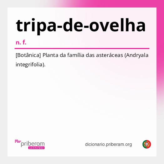 Significado de tripa-de-ovelha