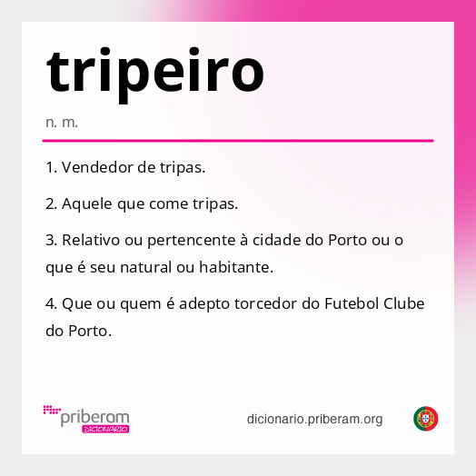 Significado de tripeiro