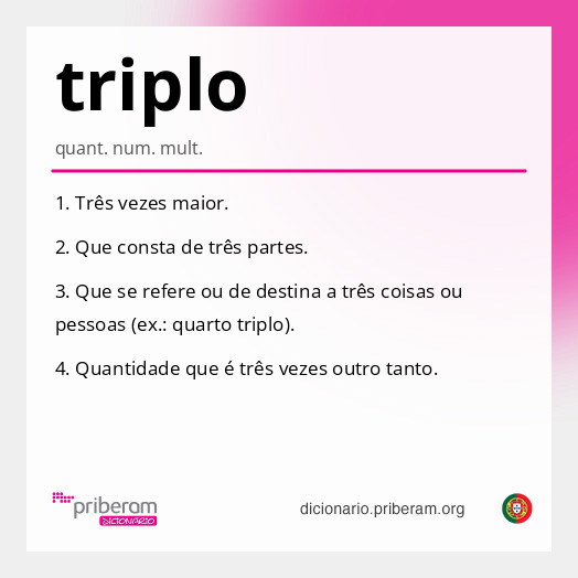 Significado de triplo