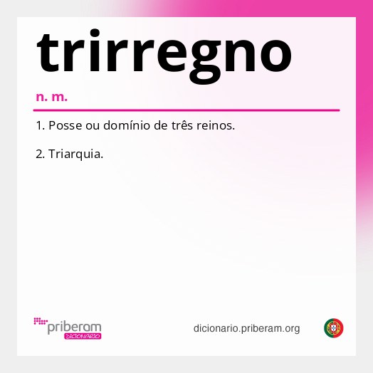 Significado de trirregno