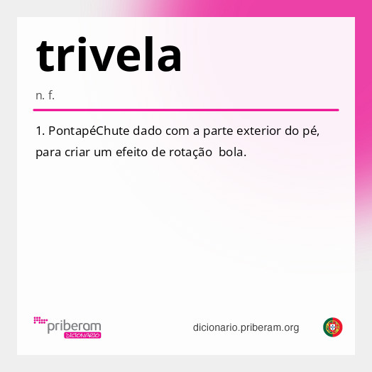 Significado de trivela