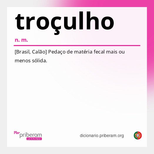 Significado de troçulho