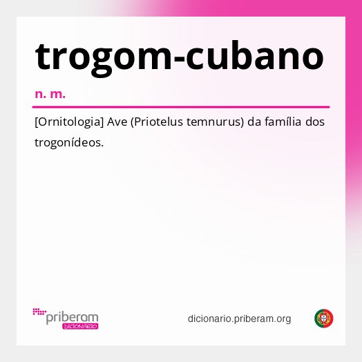 Significado de trogom-cubano