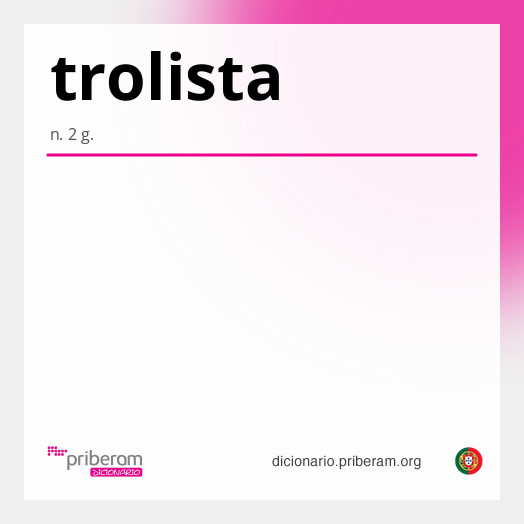 Significado de trolista