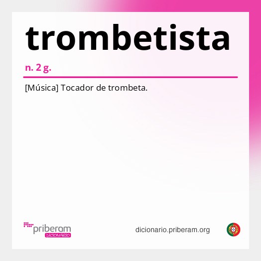 Significado de trombetista