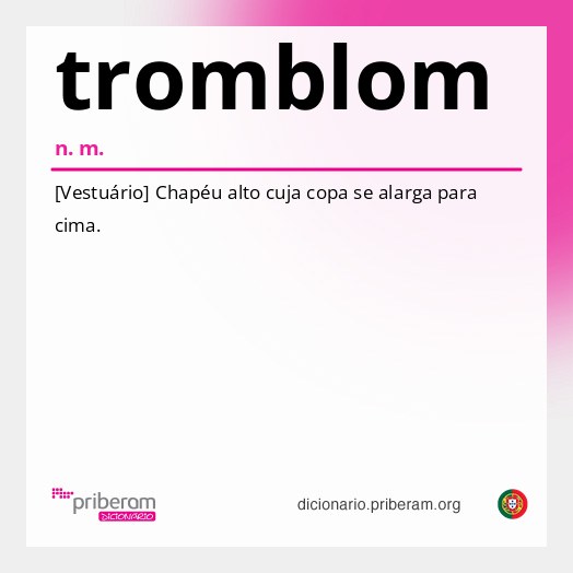 Significado de tromblom