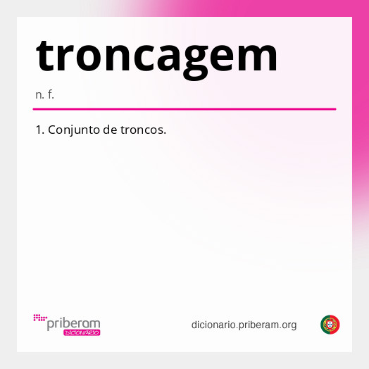 Significado de troncagem