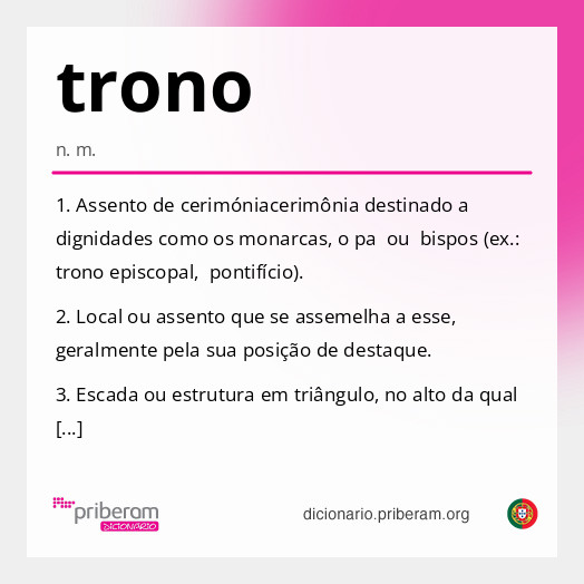 Significado de trono