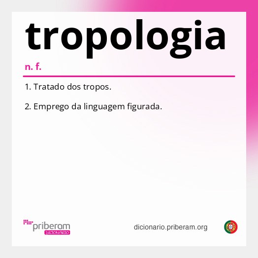 Significado de tropologia