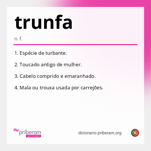 Significado de trunfa